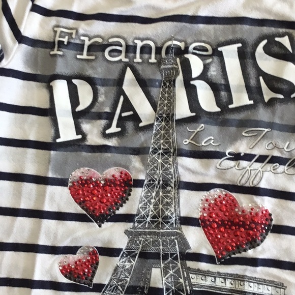 Hello Paris Girls T-shirt size 2/3 T - Picture 2 of 6